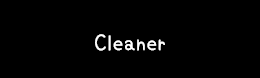 Cleaner